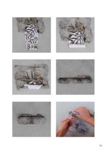 Wrapping eco-print bundles