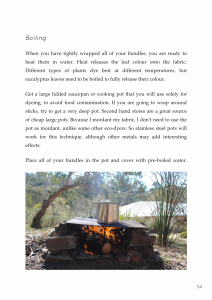 Boiling your eco-print bundles